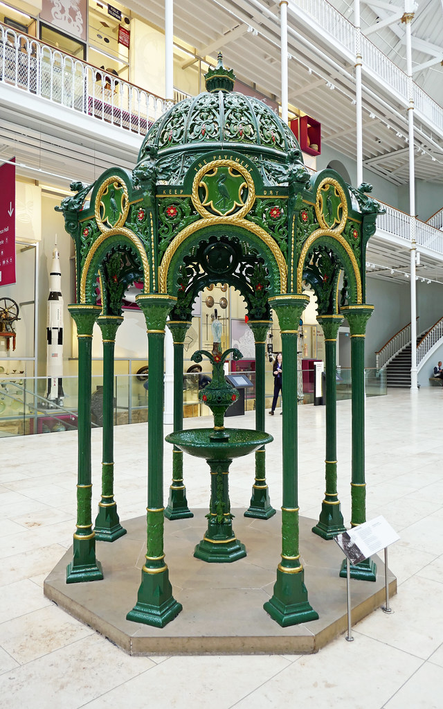 Drinking fountain and pavillion Glasgow, 1880's Nation… Flickr