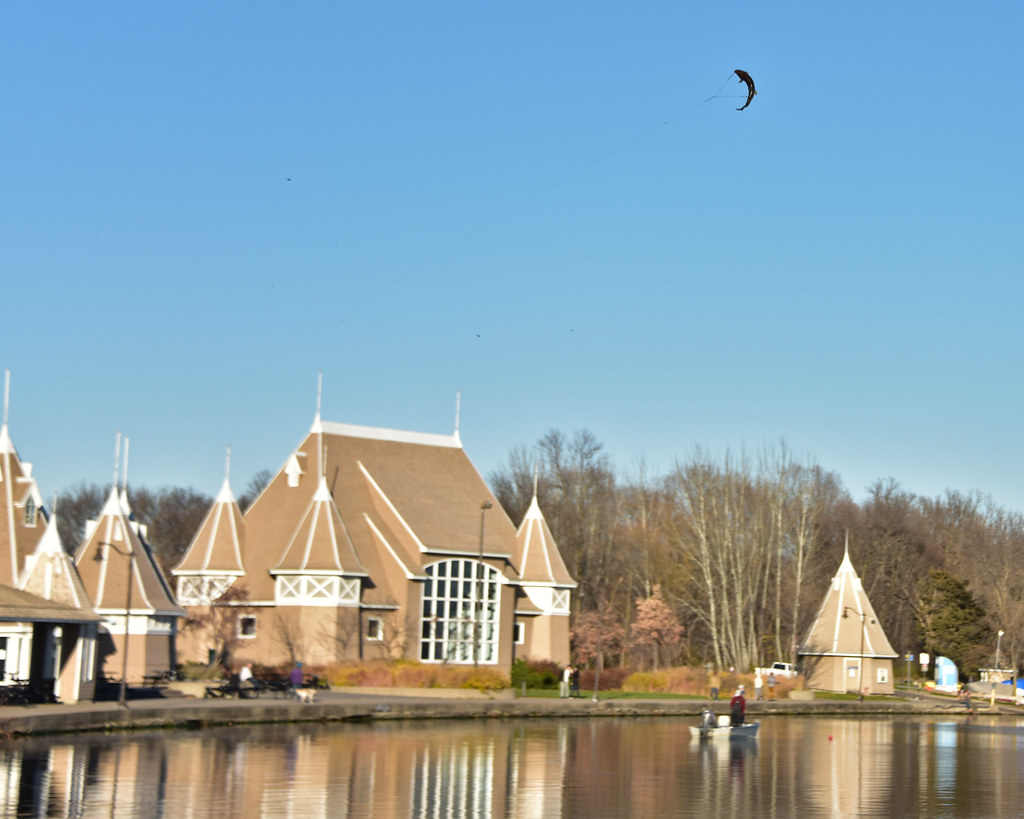 Flying fish, Lake Harriet A man angling for very big fish … Flickr