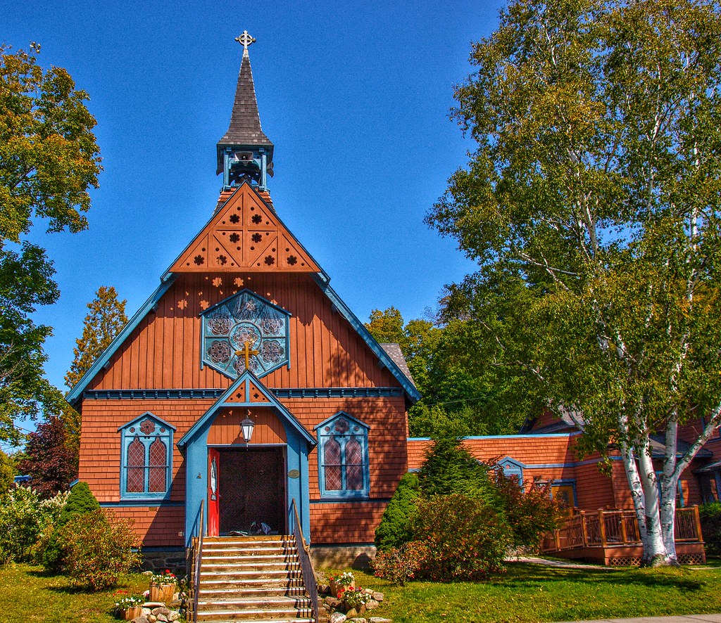 Saranac Lake New York The Episcopal Church of St. Luke Historic a photo on Flickriver