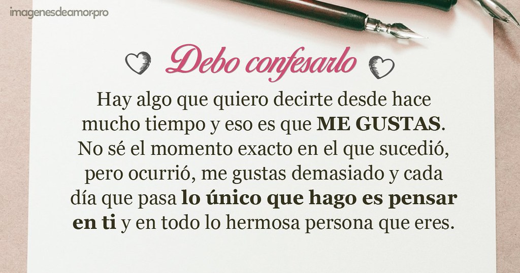 Carta para el chico que me gusta Imágenes de Amor Flickr