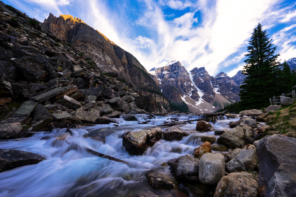 Below Moraine Lake Moraine Lake Banff National Park, Alb… Flickr