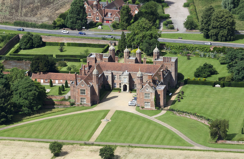 Melford Hall National Trust Property in Suffolk aerial i… Flickr