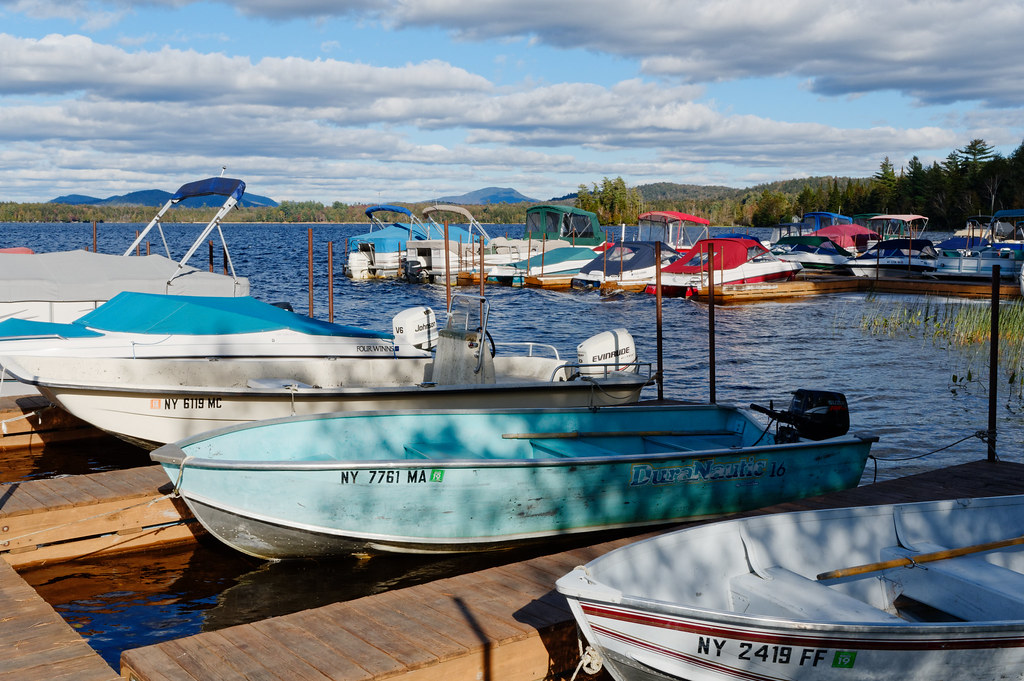 Ready for Action Boats on Raquette Lake in New York State'… Flickr