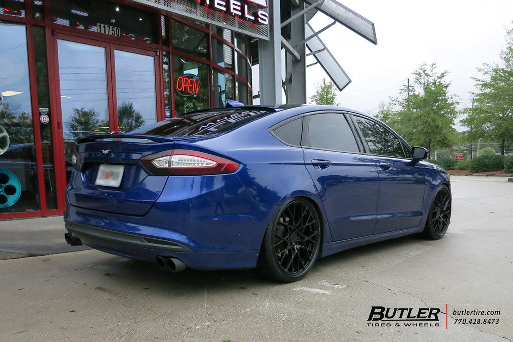 Lowered Ford Fusion with 19in TSW Sebring Wheels View Addi… Flickr