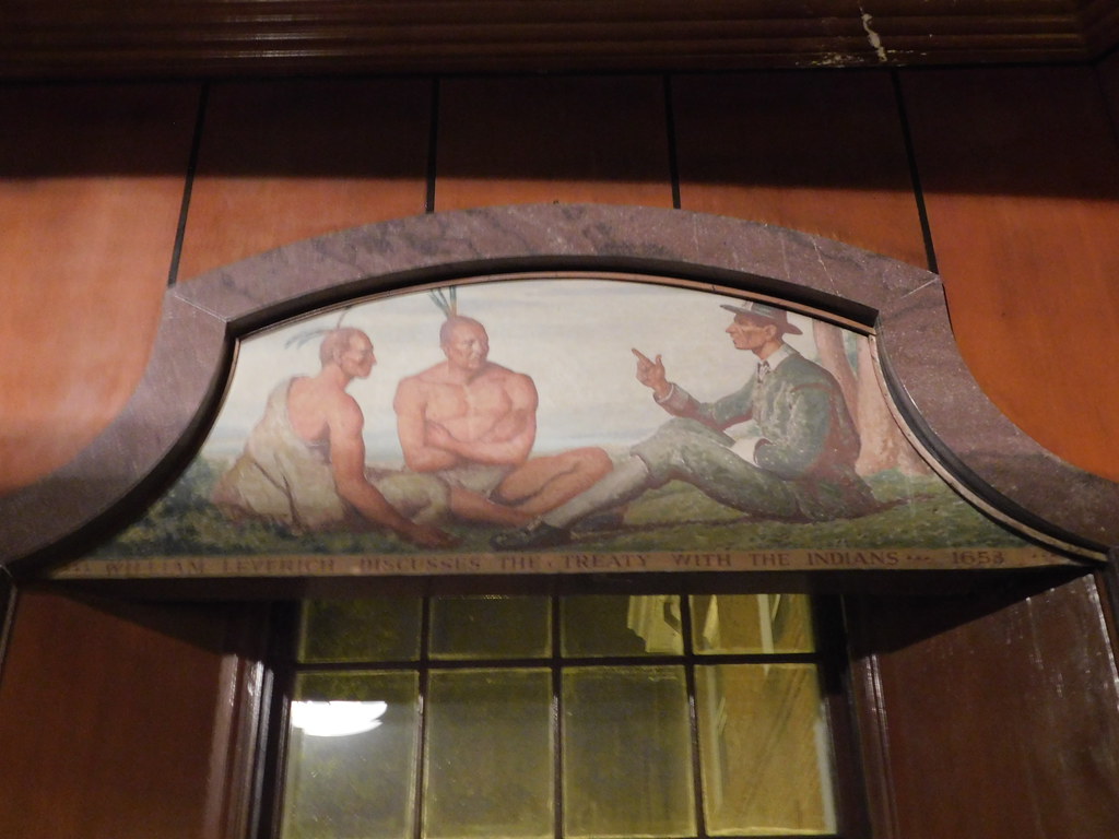 Oyster Bay NY Post Office Fresco One of 5 frescos depictin… Flickr