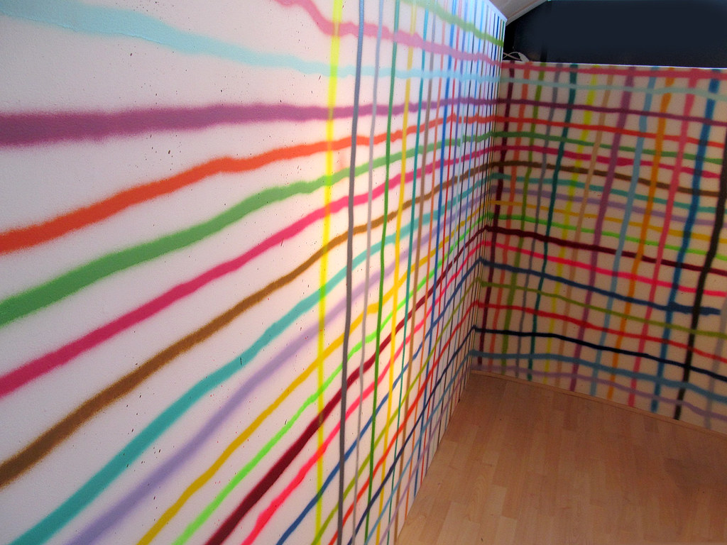 Alicia McCarthy Untitled, 2017. Spray paint. Bedford Galle… Rob