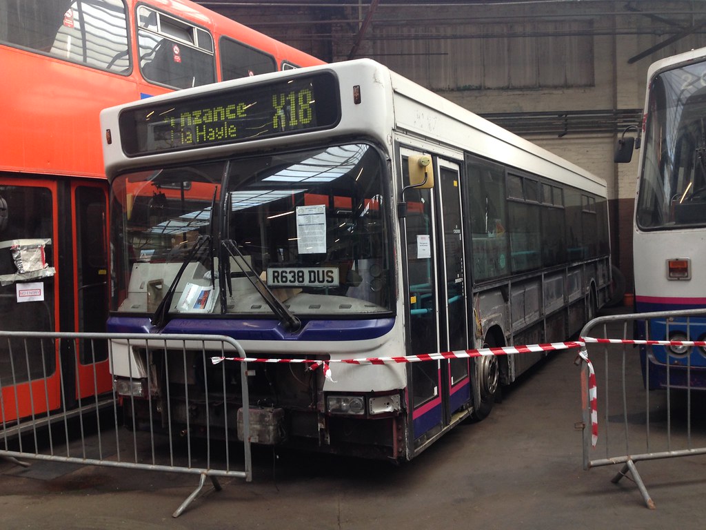 Preserved First Glasgow Dennis Dart/Plaxton Pointer R638DU… Flickr