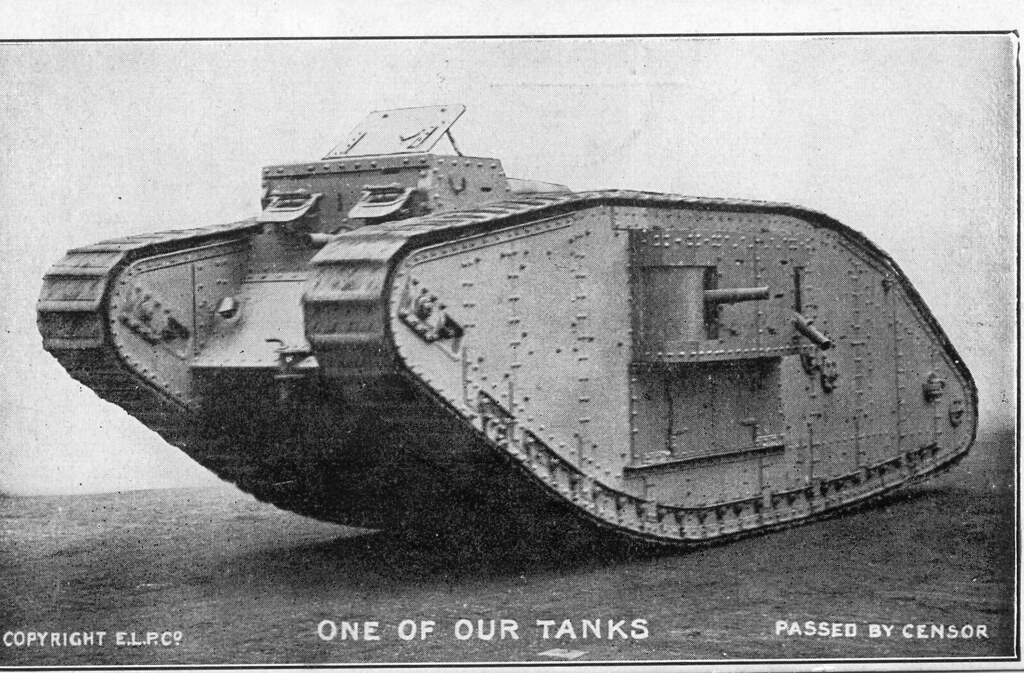 "One of Our Tanks" [E.L.P.Co.postcard] This is presumably … Flickr