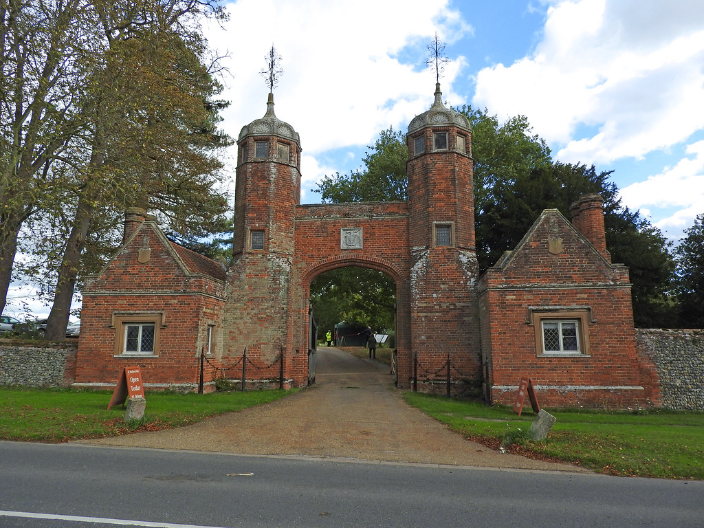 The entrance to Long Melford Hall, Long Melford, Suffolk Flickr