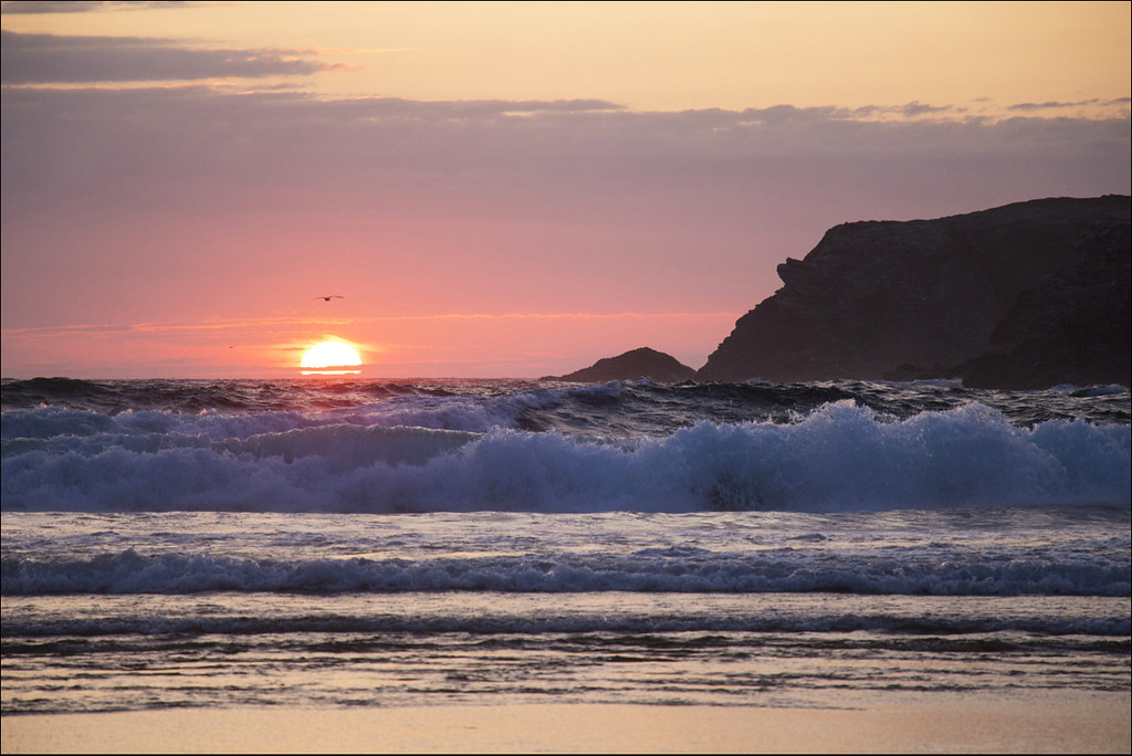 Belleileenmer Coucher de soleil sur la plage de Donna