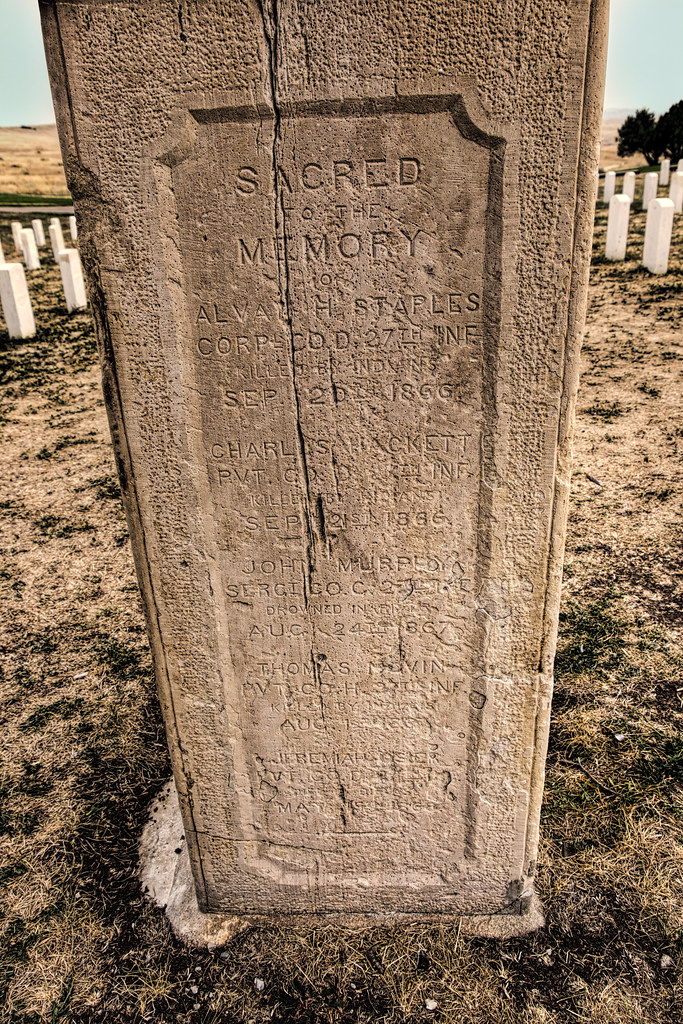 Sacred to the Memory The Hayfield Fight, Fort CF Smith, Mo… Flickr
