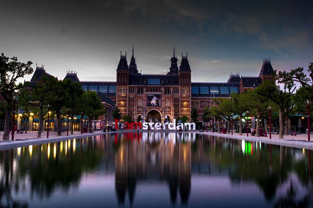 I Amsterdam Amsterdam Icon in evening Haroon Mughal