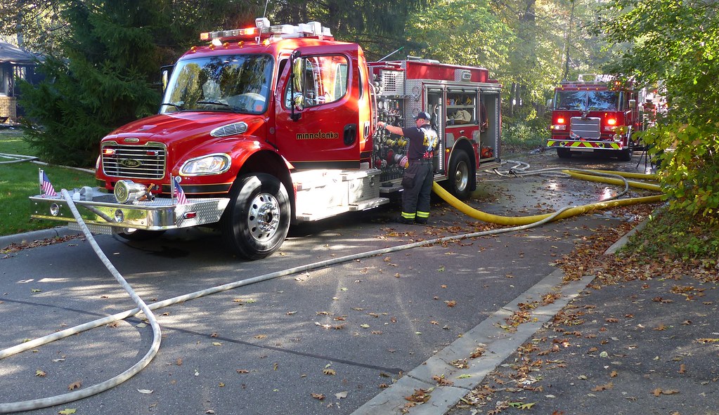 MN Fire Department at the scene of a house fir… Flickr