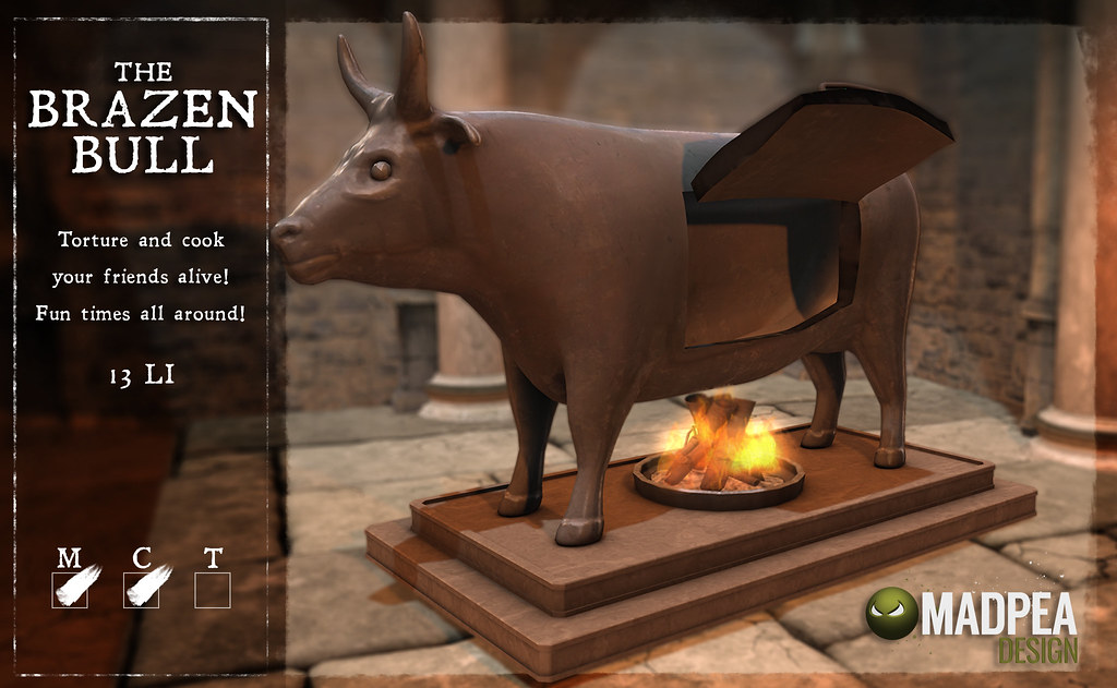 Dispositivo De Tortura De Touro De Bronze Modelo 3D TurboSquid 1015665