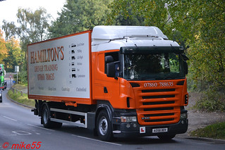 Scania R340 'Hamilton's Driver Training' reg AO58 BDV | Flickr