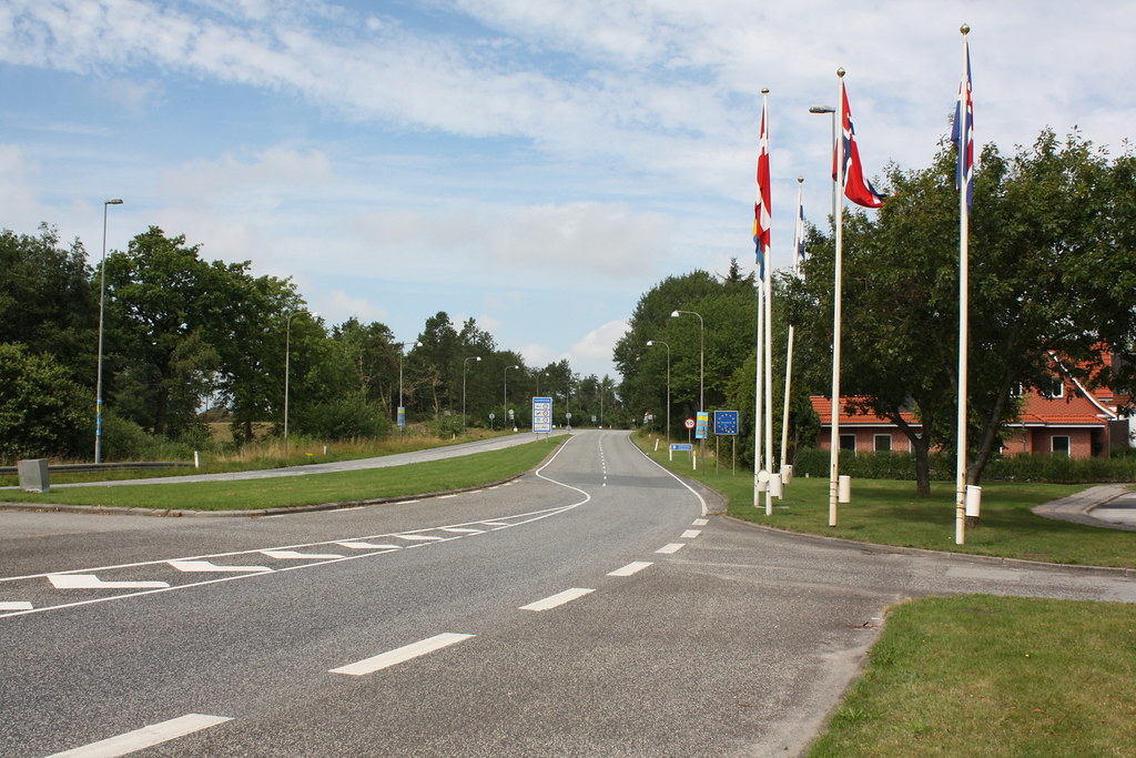 Grenzübergang zwischen Deutschland und Dänemark bei Kruså … Flickr