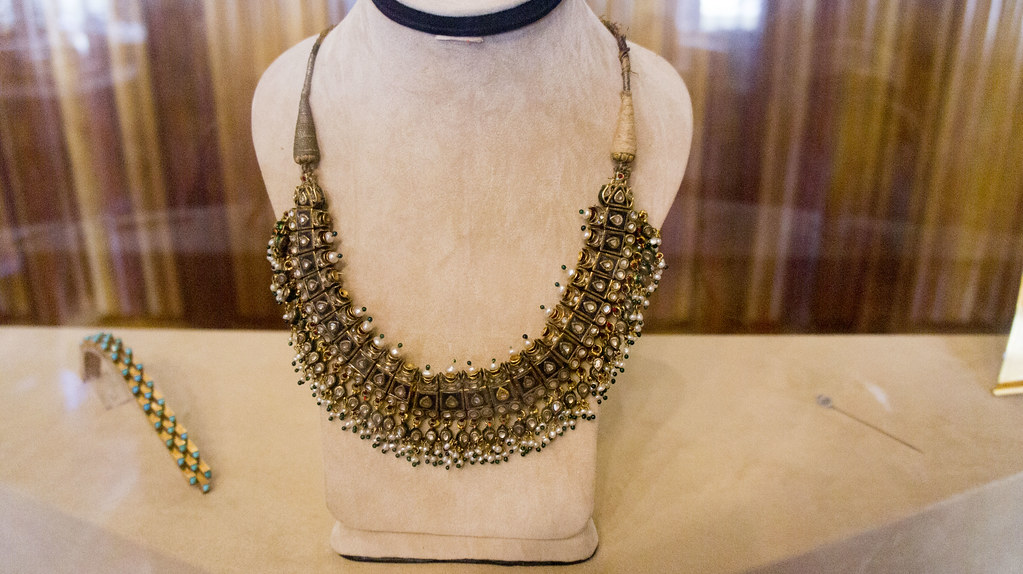 A Pearl necklace at Royal Jewelry Museum of Egypt A golden… Flickr