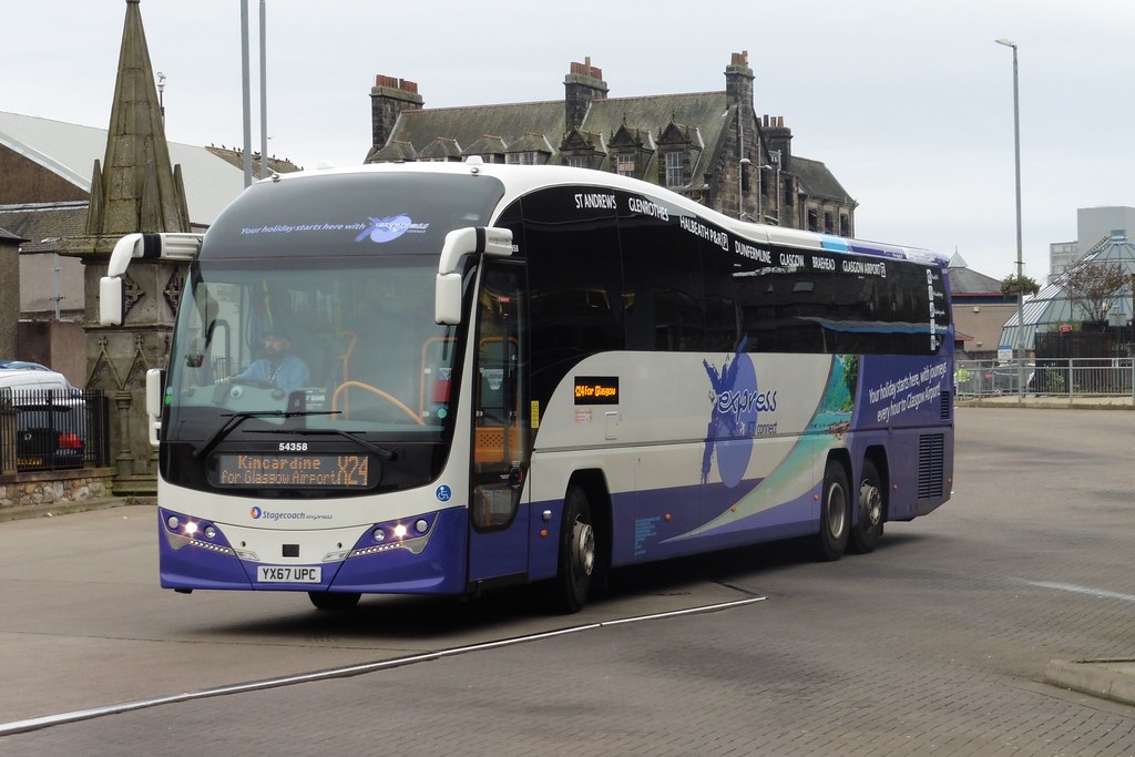 54358 YX67 UPC Stagecoach In Fife Kincardine For Glasgow… Flickr