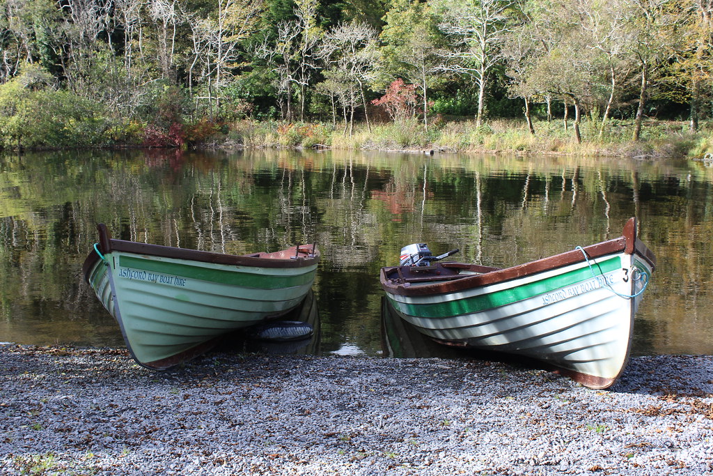 Fishing boats on Lough Corrib at Cong, Galway/Mayo border,… Flickr