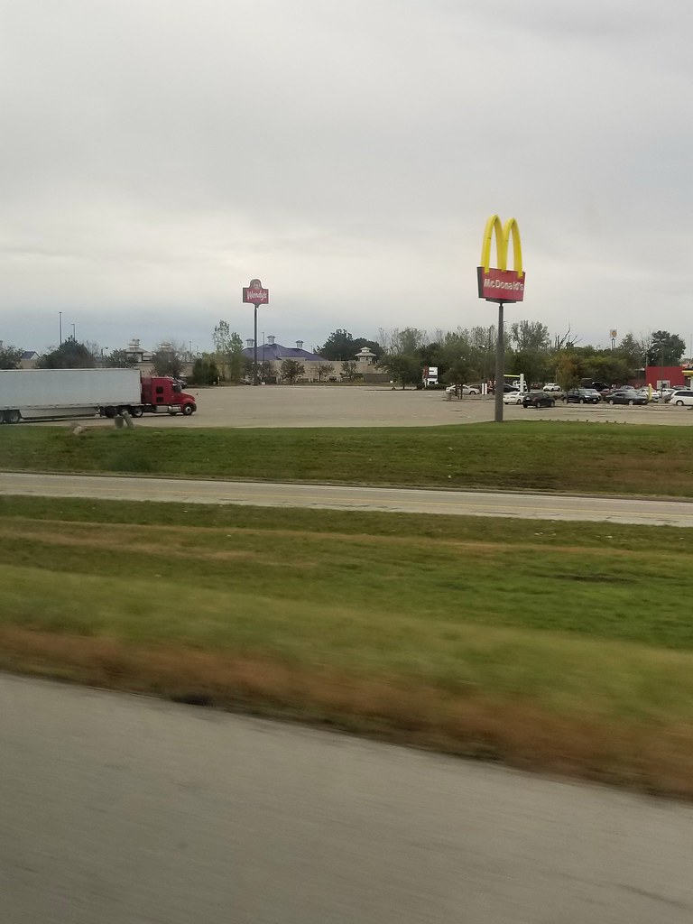 Interstate I 71 Ohio McDonald's Wendy's signs Brian Allen Flickr