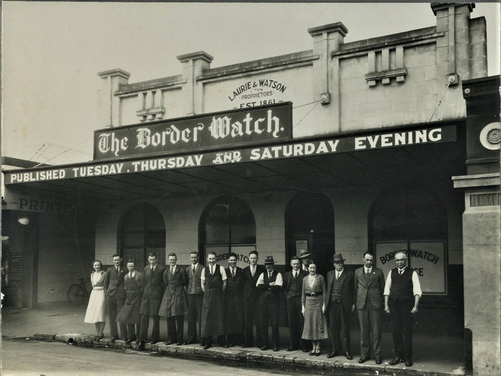 Staff of The Border Watch newspaper, Mount Gambier, S.A. … Flickr
