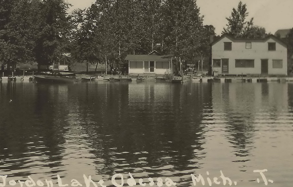 SW Lake Odessa Jordan Lake MI RPPC c.1915 Waterfront SUMME… Flickr