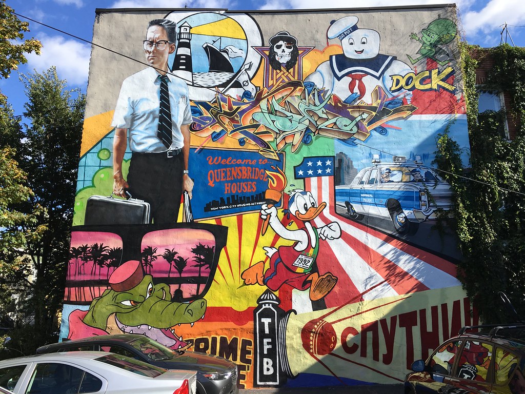 Montreal wall art, Quebec, September 2017 sbally. Flickr