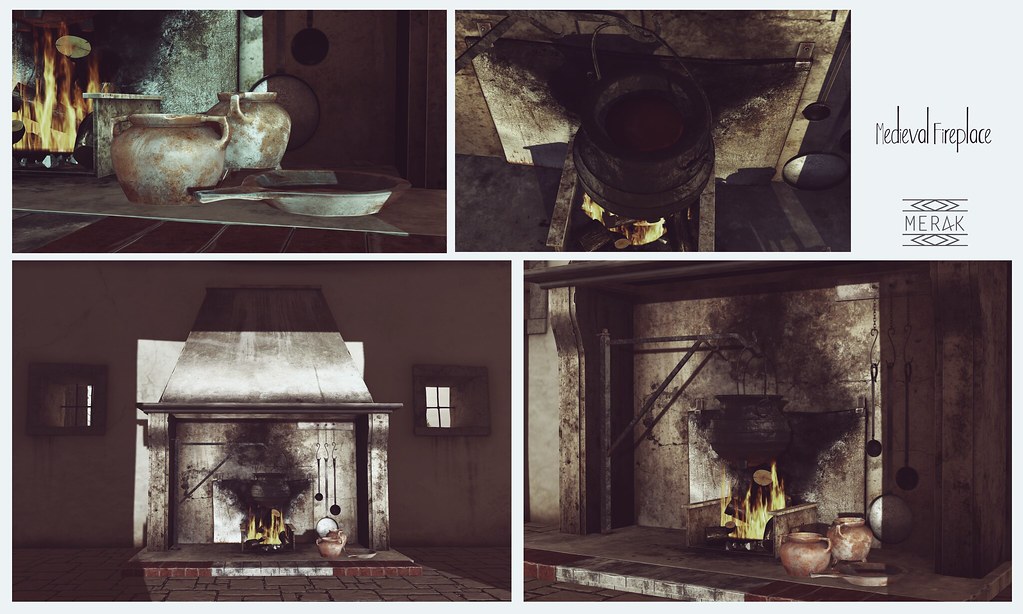 Medieval Fireplace This Old Fireplace / Cooking Corner, is… Flickr