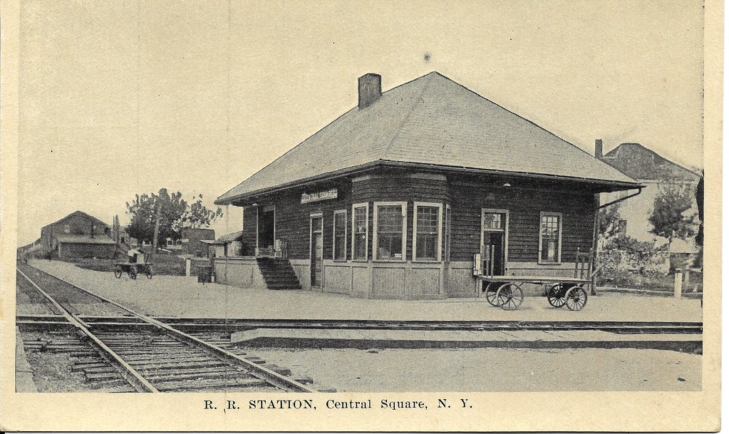 NY O&WNYC Station, Central Square, NY CNYrailroadnut Flickr