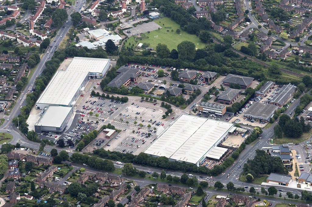 Norwich Hall Road Retail Park aerial image a photo on Flickriver