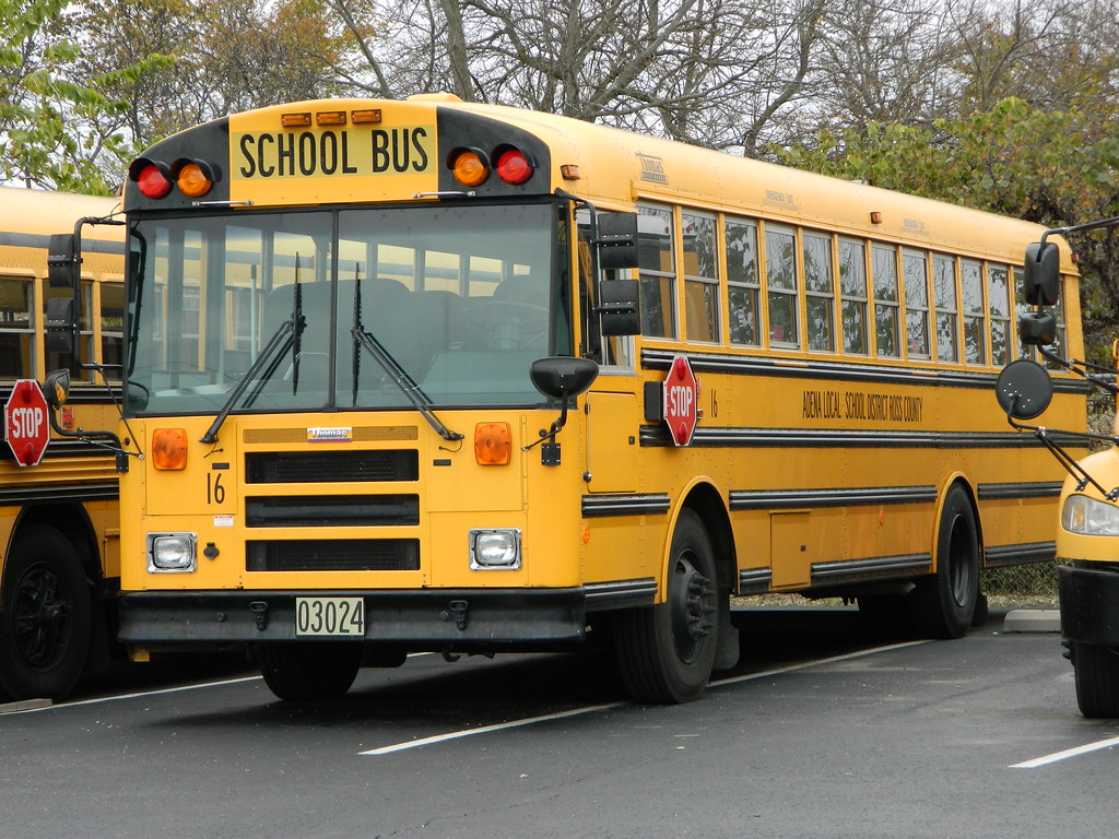 Adena Local School District 16 Bus lot Frankfort, OH Flickr
