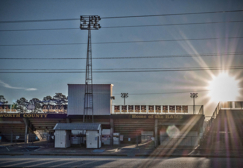 Elevation of Poulan, GA, USA Topographic Map Altitude Map