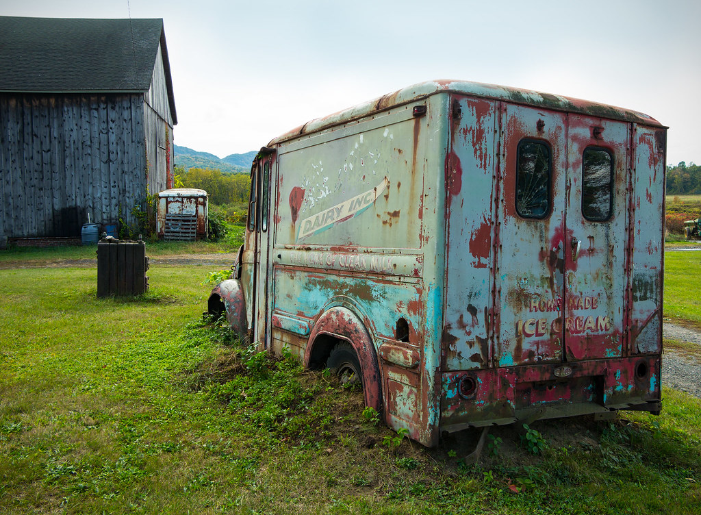 Rusty Old Ice Cream Truck Joe Rito Flickr