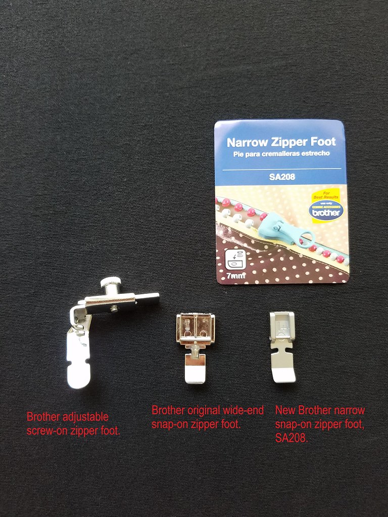 The original zipper foot that comes with Brother machines … Flickr