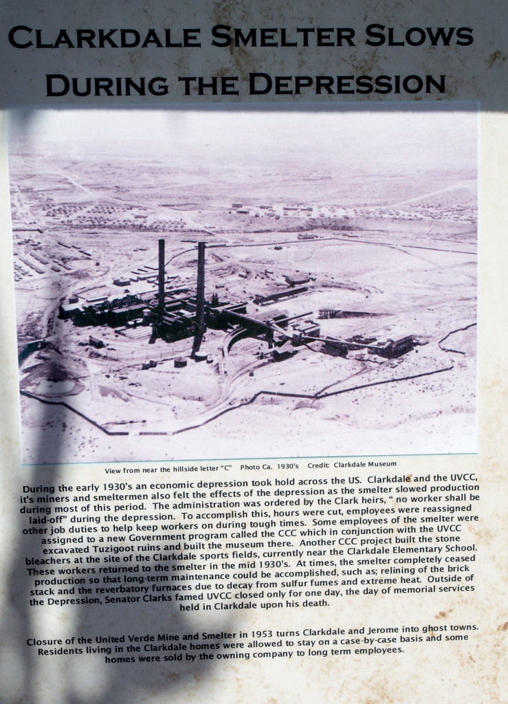 Clarkdale, AZ copper history ( 0490) Picture of the coppe… Flickr