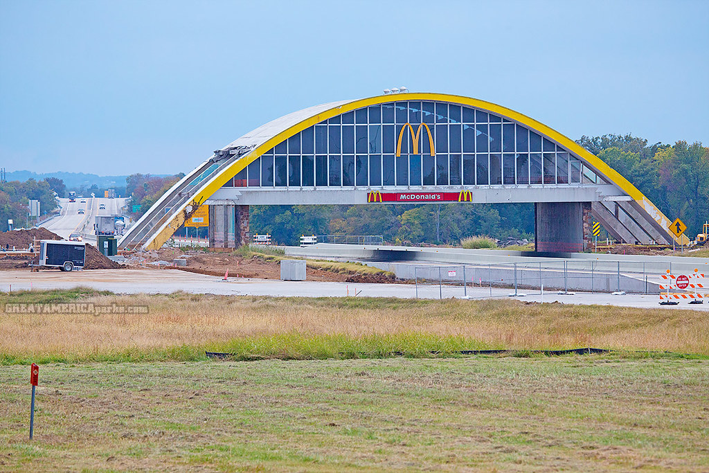 McDonald's Glass House renovation The view of the toll roa… Flickr