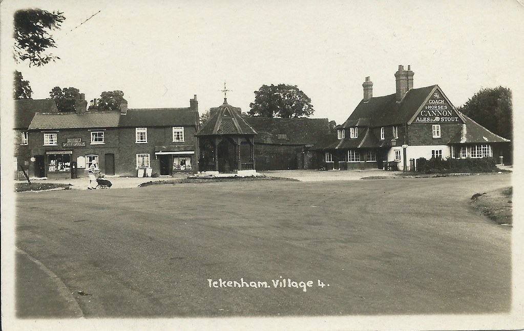 Ickenham Village 4 (unused postcard) (Post Office and Coac… Flickr