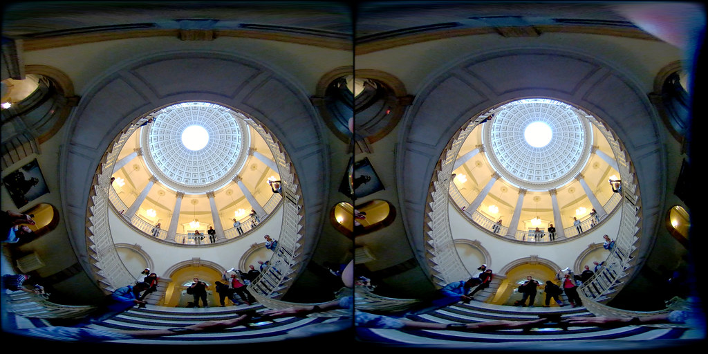 City Hall Rotunda and Stairs stereogram New York City Hall… Flickr