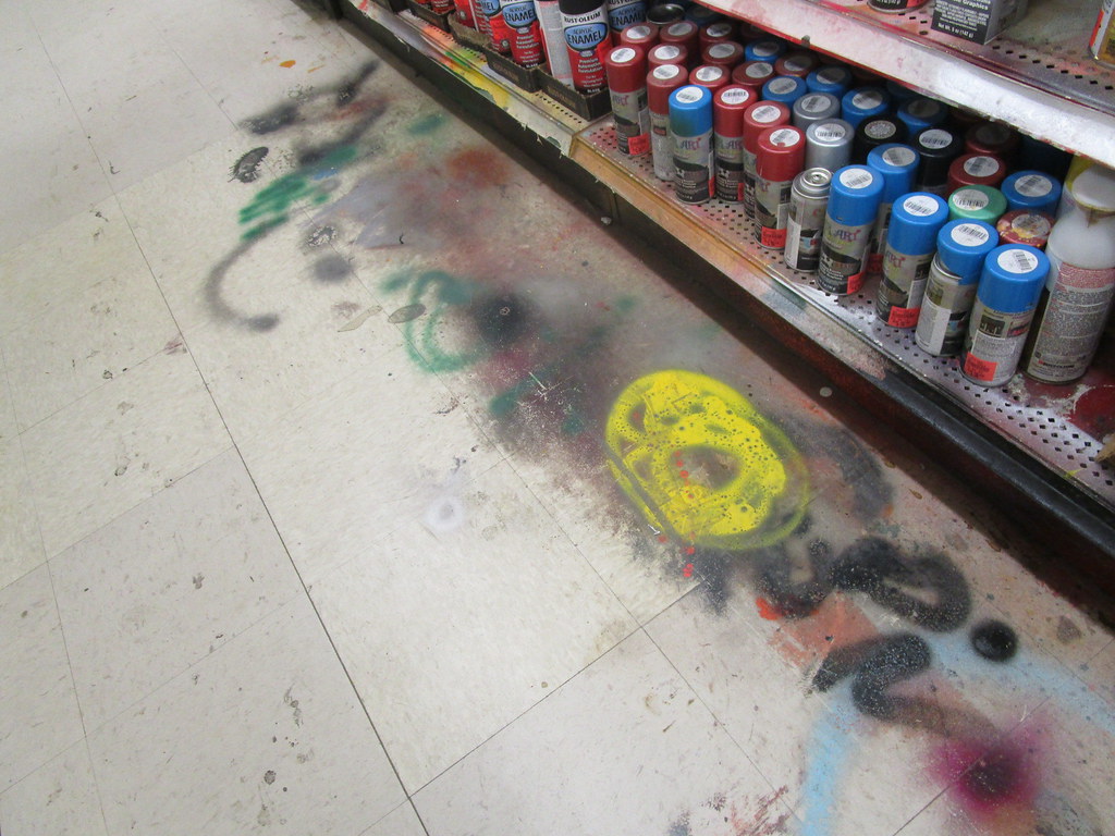 Ollie's Spray Paint Mishap They should have sealed the spr… Flickr