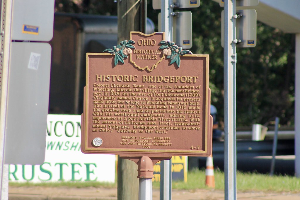 Historic Bridgeport Historical Marker Bridgeport, OH Flickr