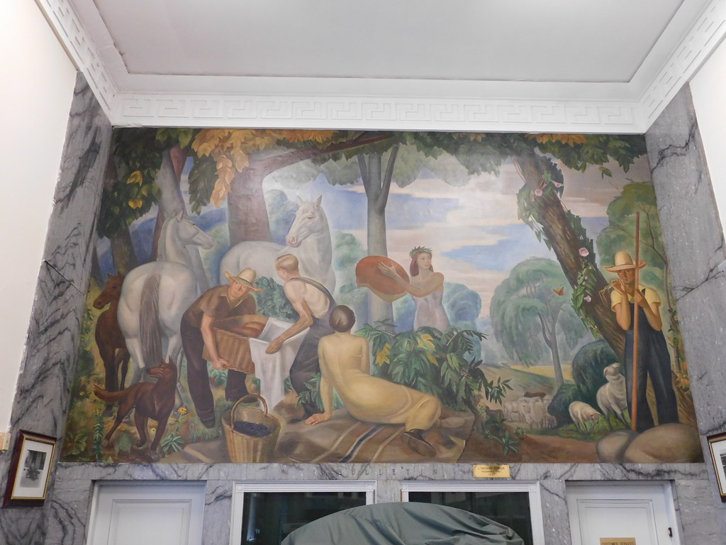 Garden City, New York Post Office Mural a photo on Flickriver