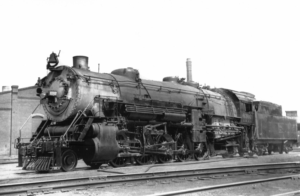 CB&Q 2102 Class M3 6307 Chicago Burlington & Quincy Rai… Flickr