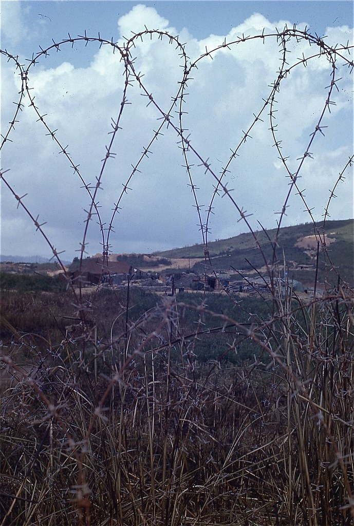 Concertina Wire at the Rockpile, 1968 From the Robert L. D… Flickr