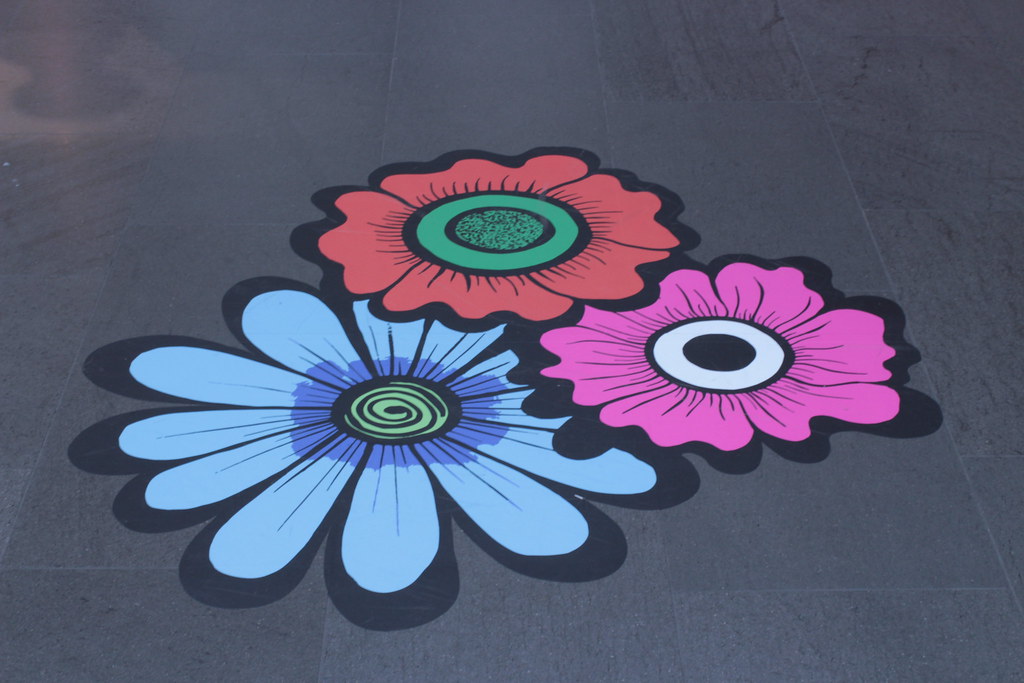 Flower Power Exhibition There were flower decals everywher… Flickr