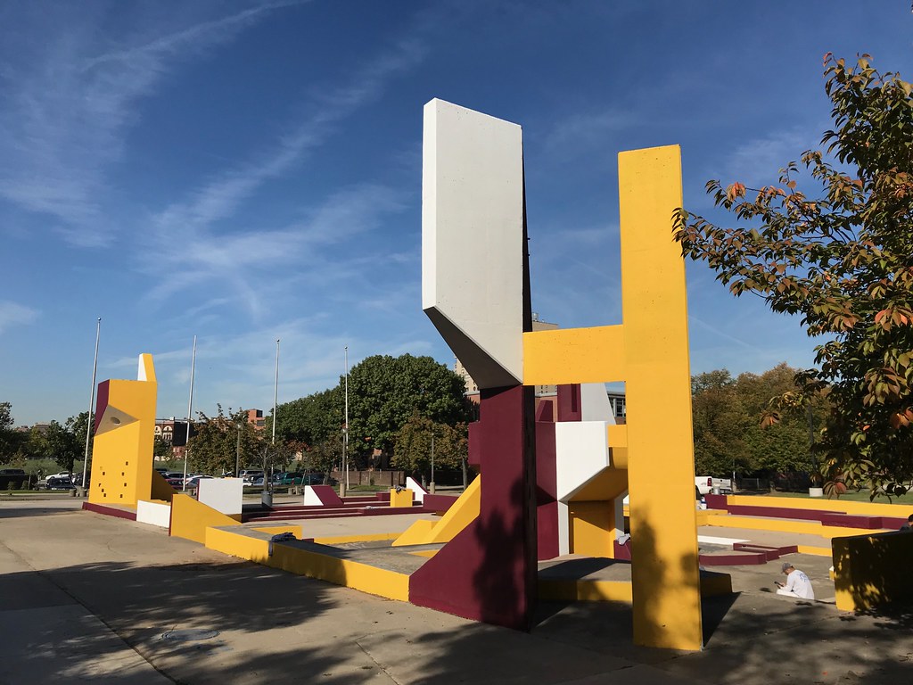 The Forum Fountain (1975, Stafford Rolph), Paul Laurence Dunbar High