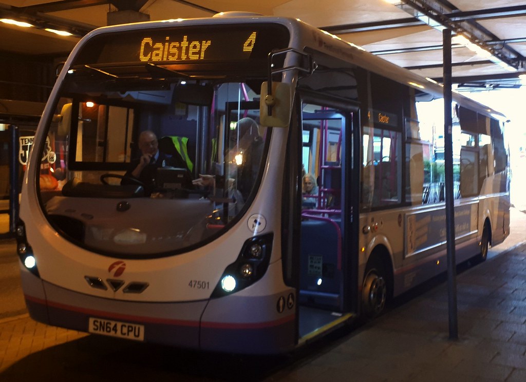 First Great Yarmouth 47501 is loading up at Great Yarmouth… Flickr