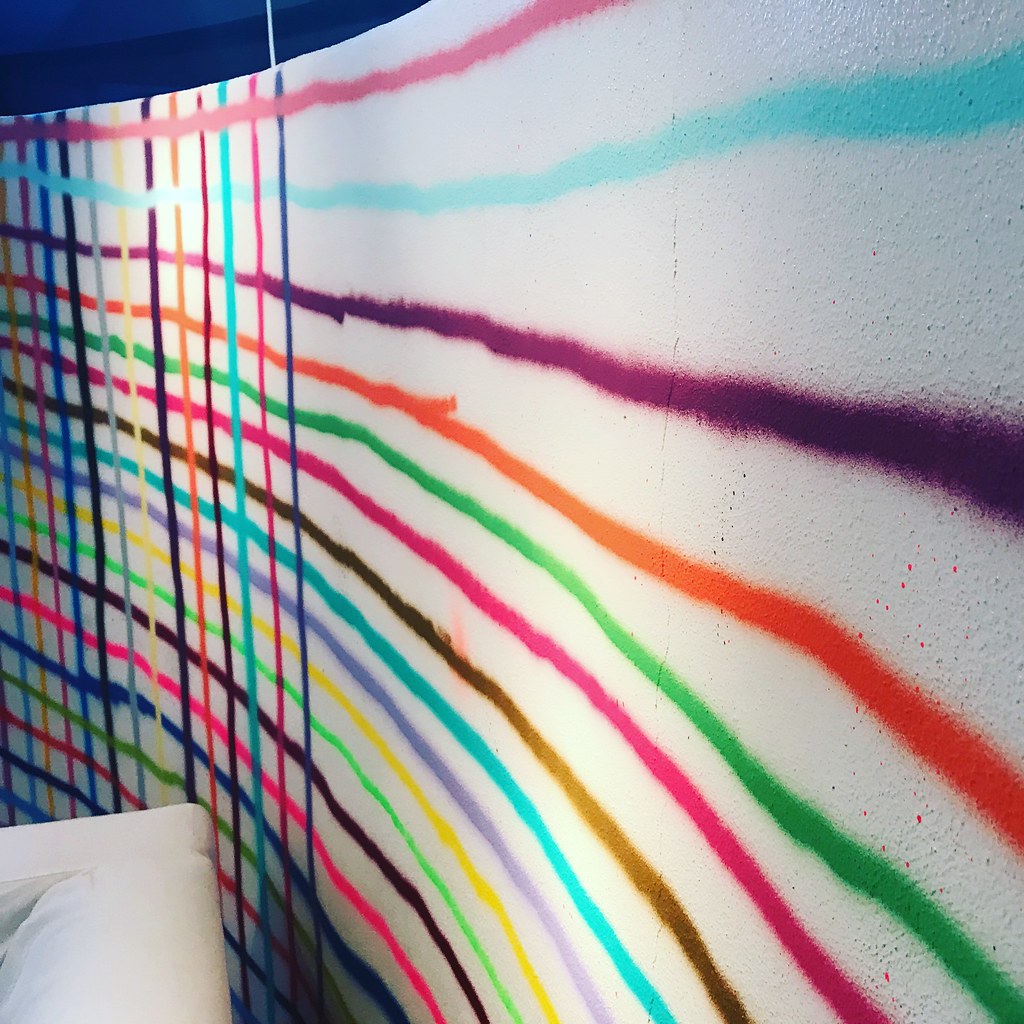 Alicia McCarthy Untitled, 2017. Spray paint. Bedford Galle… Rob