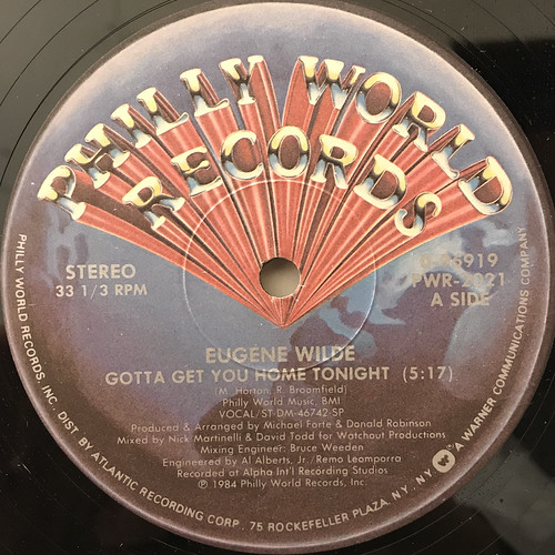 EUGENE WILDEGOTTA GET YOU HOME TONIGHT(LABEL SIDEA) Flickr