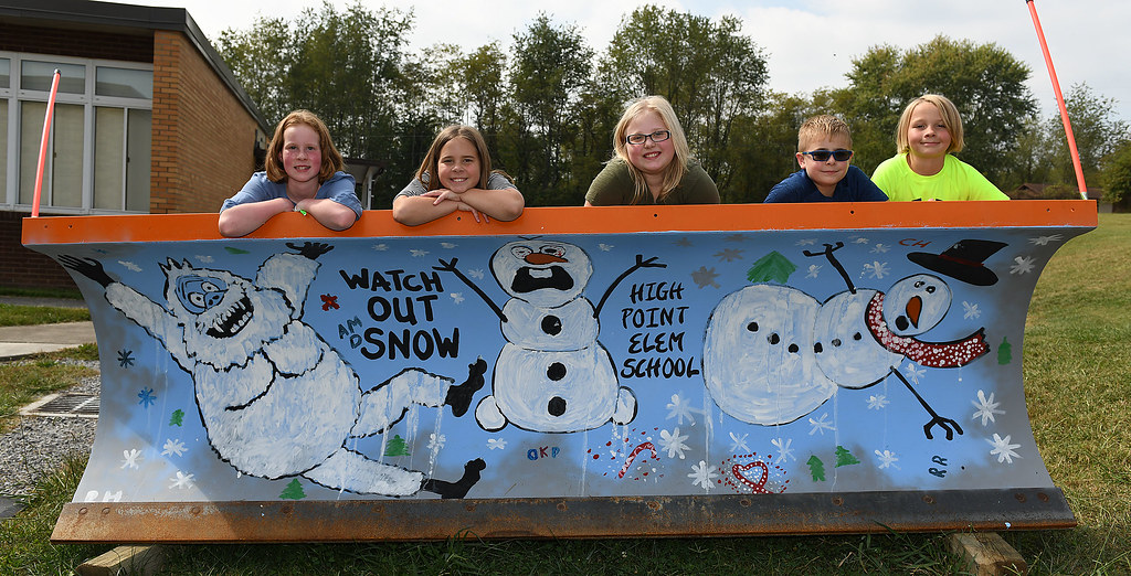 VDOT Snow Plow Art High Point Elementary 4th. graders, Ans… Flickr