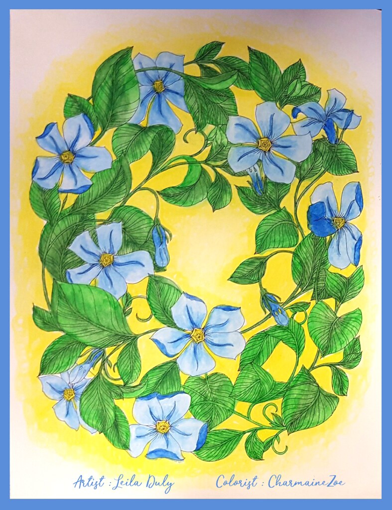 The Flower Year by Leila Duly No 72 Completed 27102017… Flickr